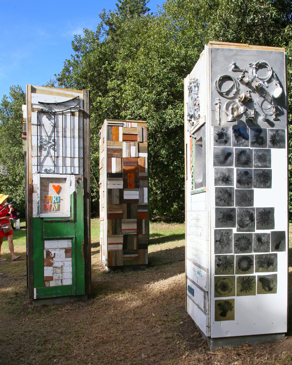 Sculpture unveiling